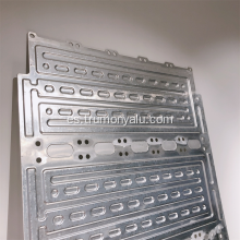 Placa de enfriamiento de aluminio de extrusión de vehículos híbridos